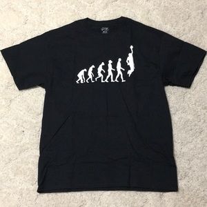 Men's Black Basketball Shirt Large